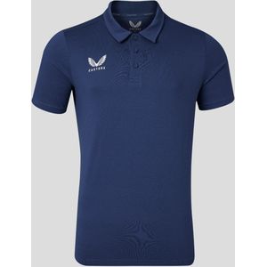 Heren Katoenen Vrijetijdspolo - Peacoat