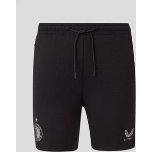 Feyenoord Travel Knit Short 2025-2026 - Mannen - Zwart
