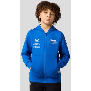 Bwt Alpine F1 Team Kit Juniors Full Zip Hoodie - Lapisblauw