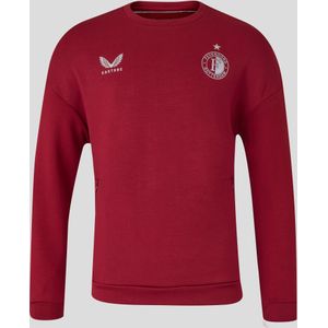 Feyenoord Travel Crewneck Sweater 2025-2026 - Mannen - Rood