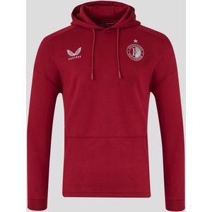 Feyenoord Travel Overhead Hoody 2025-2026 - Unisex - Rood