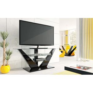 Rosse TV-meubel Bruin, Cappuccino, Zwart, Grijs, Wit Transaparant Bruin, Transparant Cappucinno, Transparant Zwart, Transparant Grijs, Transparant Wit