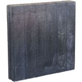 MBI Palissadeband Recht Zwart 8x50x50 cm
