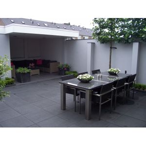 Terrastegel Excluton Terras+ Tegel Nero 60x60x4 cm