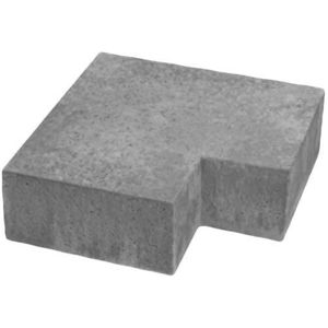 Schellevis Oud Hollandse Traptrede Massief Buitenhoek Grijs 40x20 cm Tuinvisie B.V.