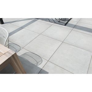 Terrastegel MBI GeoCeramica Concreet Silver 60x60x4 cm