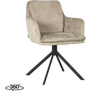 LABEL51 Eetkamerstoel Joy - Beige - Elegance