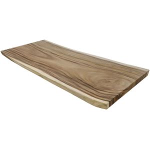 HSM Collection-Rechthoekig Tafelblad-270x100x8-Naturel-Munggur