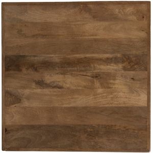 LABEL51 Eetkamertafel Tafelblad Straight Edge - Nature - Mangohout - 70 cm Straight