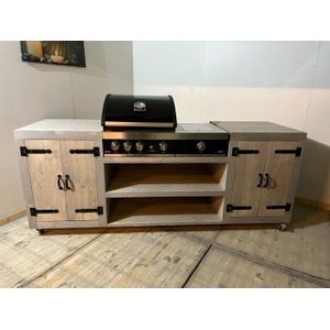 Buitenkeuken Cook incl. Grandhall Premium G3 built in plus BBQ