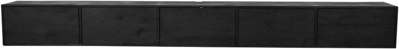 StarFurn - Vision - Tv-meubel - Zwart - Massief Mangohout - 280cm