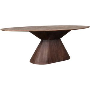 LABEL51 Eetkamertafel Jagger - Espresso - Mangohout