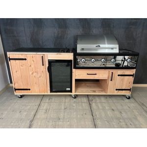 Buitenkeuken Douglas Excl. BBQ, Koelkast en Steen