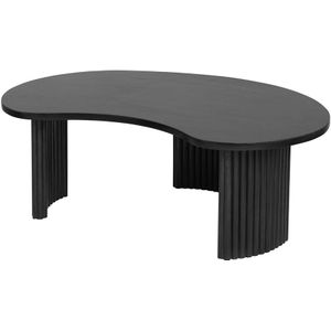Firenze salontafel 125, boon vorm, Black