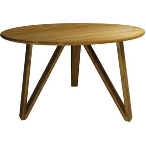 Ronde eettafel - ø120x75 - Naturel - Teak