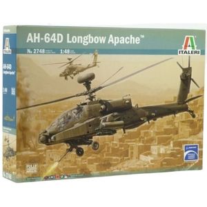 Italeri - AH-64D Longbow Apache - Modelbouw Helikopter - Geschaald 1:48