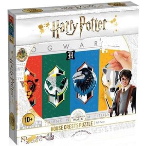 Legpuzzel - Vier Huizen van Zweinstein - 500 Delen - Kleurrijk - Winning Moves