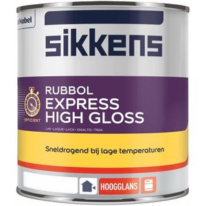 Sikkens Rubbol Express High Gloss 2,5 Liter Maak Uw Keuze: Op Kleur Gemaakt