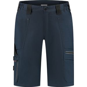 WorkMan - Power2Stretch - Bermuda - Hoogwaardige Korte Werkbroek - Zwart