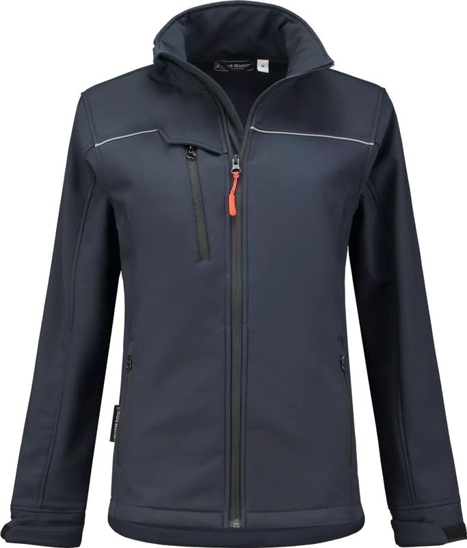 WorkMan - Softshell Jacket Summer Ladies - Wind- en Waterdichte Jas - Zwart