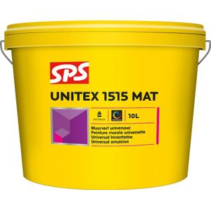 SPS Unitex 1515 Mat 4 Liter 100% Wit