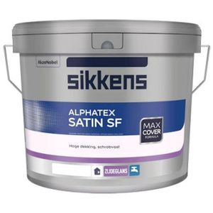 Sikkens Alphatex Satin Sf 10 Liter Op Kleur Gemengd