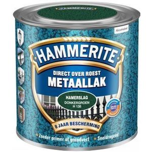 Hammerite Metaallak Hamerslaglak Donkergroen 0,25l 0,25 Liter
