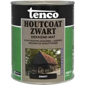 Tenco Houtcoat Zwart Op Waterbasis Mat 2,5 Liter