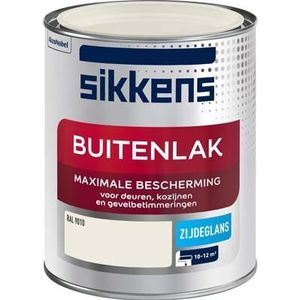 Sikkens Buitenlak Zijdeglans Ral 9010 0,75 Liter