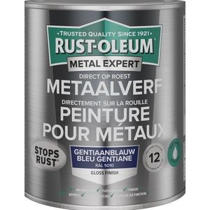Rust-Oleum MetalExpert Watergedragen - RAL 5010 Genitaanblauw - 250ml