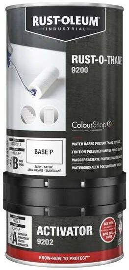 Rust-Oleum - Vloercoating - Zijdeglanzend - Binnen en Buiten - 9 m²/L