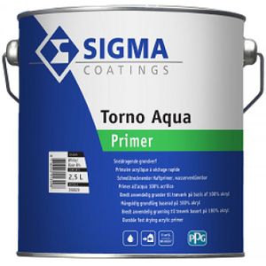 Sigma Torno Aqua Primer 2,5 Liter Op Kleur Gemengd