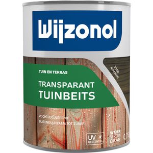 Wijzonol Transparant Tuinbeits 3160 Antraciet 2,5 Liter