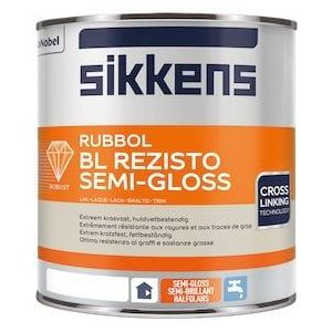 Sikkens Rubbol Bl Rezisto Semi-gloss 1 Liter 100% Wit