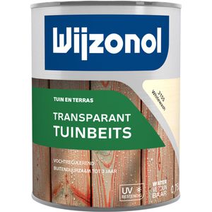Wijzonol Transparant Tuinbeits 3155 Whitewash 0,75 Liter