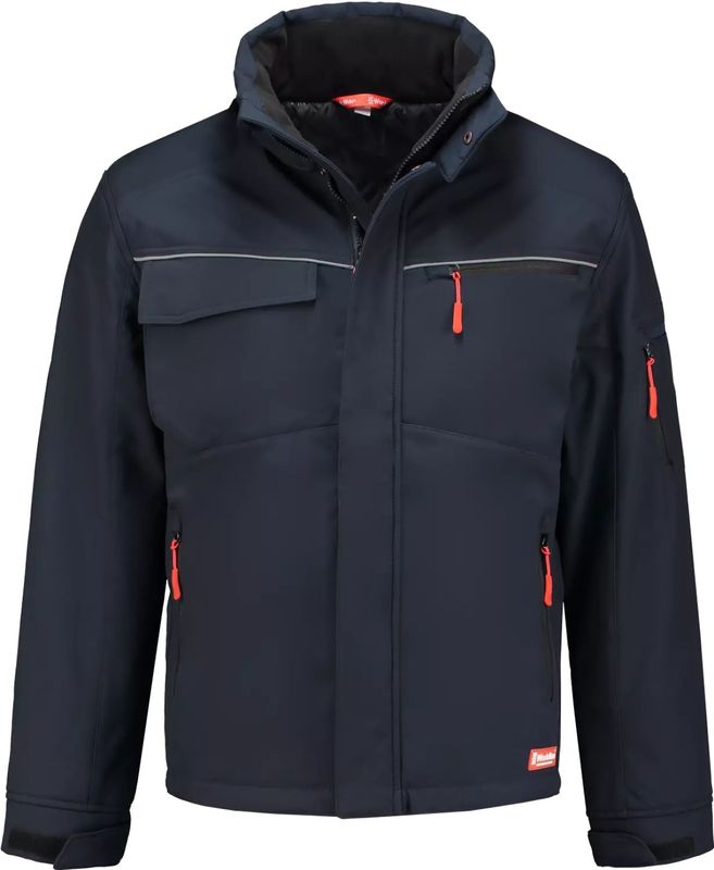 WorkMan - Softshell Jacket Winter - Jack - Zwart - Winddicht en Waterafstotend