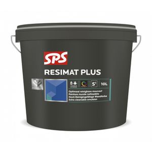 SPS Resimat Plus Muurverf Extra Mat 4 Liter