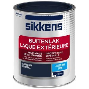 Sikkens Buitenlak Zijdeglans - Geldersblauw - 750ml