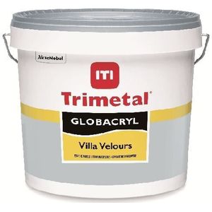 Trimetal Globacryl Villa Velours 10 Liter Kleurtype: Donkere Kleur