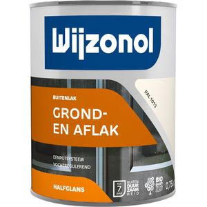 Wijzonol Grond- En Aflak In Één Ral 1013 0,75 Liter