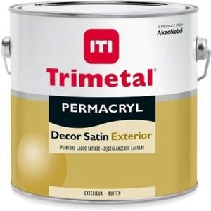Trimetal Permacryl Decor Exterior Satin 2,5 Ltr Basis AW