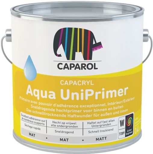 Caparol - Capacryl Aqua UniPrimer - Verf - Universeel - Matte Afwerking