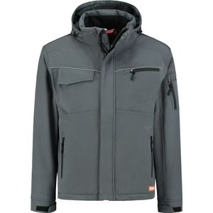 WorkMan - Softshell Jacket Winter - Jack - Zwart - Winddicht en Waterafstotend