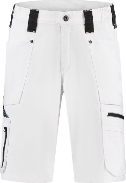 WorkMan - Power2Stretch - Bermuda - Hoogwaardige Korte Werkbroek - Zwart