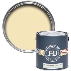 Farrow & Ball Full Gloss Orange Coloured White No. W5 0,75L