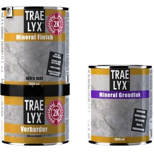 Trae Lyx Mineral Finish 1L Incl. Trae Lyx Grondlak 1L