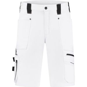 WorkMan - Power2Stretch - Bermuda - Hoogwaardige Korte Werkbroek - Zwart