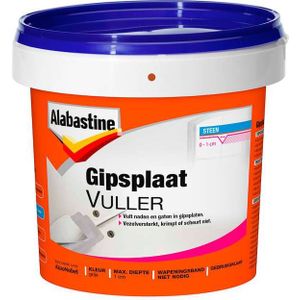 Alabastine Gipsplaatvuller Kant En Klaar Koker Of Pot 1 Liter