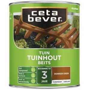 Cetabever Transparante Tuinhout Beits Donker Eiken 0,75 Liter