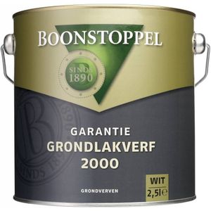 Boonstoppel Garantie Grondlakverf 2000 1 Liter 100% Wit